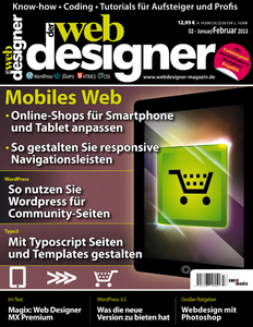 der webdesigner Januar/Februar 02/2013