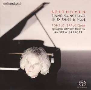 Ronald Brautigam, Norrköping Symphony Orchestra, Andrew Parrott - Beethoven: Piano Concerto No. 4 & in D, Op. 61 (2009)