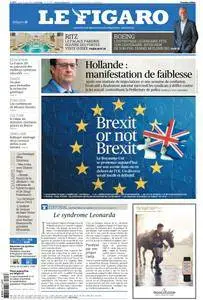 Le Figaro du Jeudi 23 Juin 2016