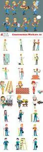 Vectors - Construction Workers 10