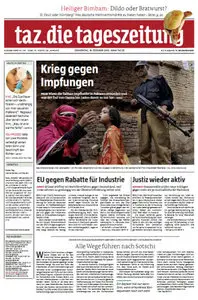 Tageszeitung TAZ vom 19 Dezember 2013