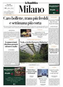 la Repubblica Milano - 13 Ottobre 2022