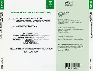 Ton Koopman, The Amsterdam Baroque Orchestra & Choir - Bach: Easter Oratorio, Magnificat (1998)