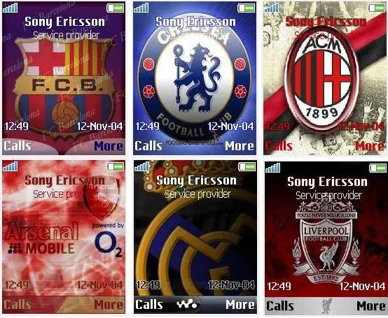 Sony Ericsson Themes - Football Clubs