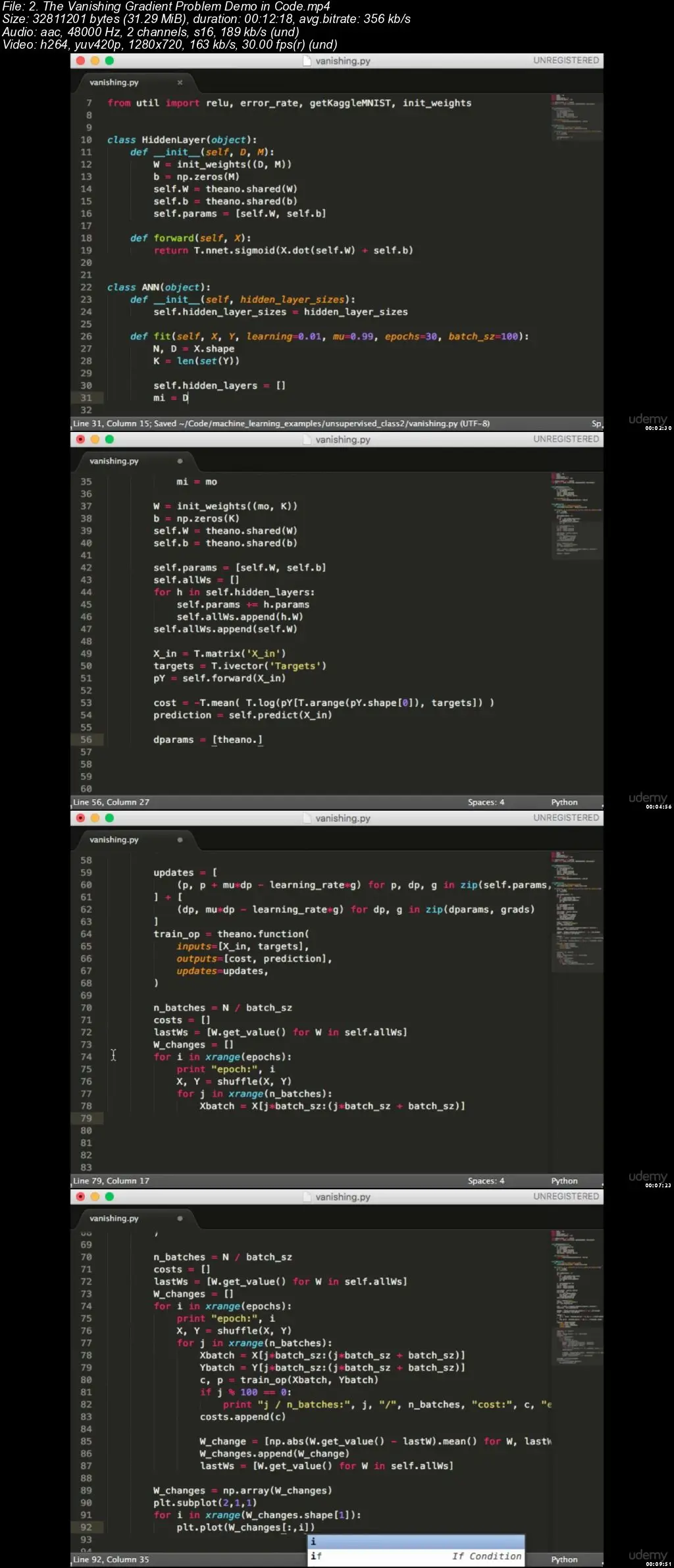 Unsupervised Deep Learning in Python
