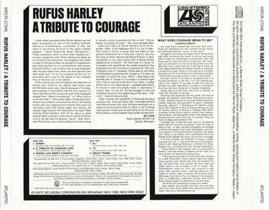 Rufus Harley - A Tribute To Courage (1967) {2013 Japan Jazz Best Collection 1000 Series WPCR-27046}