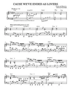 Cause We've Ended As Lovers - Stevie Wonder & Jeff Beck (Piano Solo)