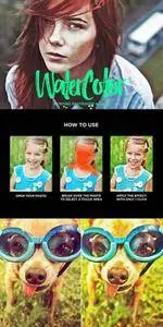 CreativeMarket - WaterColor - Painting PS Action