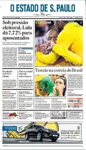 Jornal O Estado de SP em PDF, Quarta, 16 de Junho de 2010