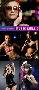 Stock Photo – Music girls