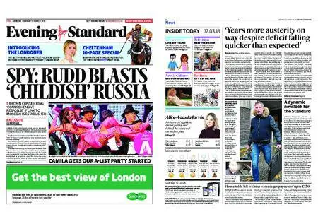 London Evening Standard – March 12, 2018