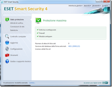 ESET Smart Security versione 4.2.71.3 (x32/x64)