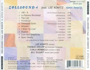 Zollsound 4 feat. Lee Konitz - Open Hearts (2000) {Enja}