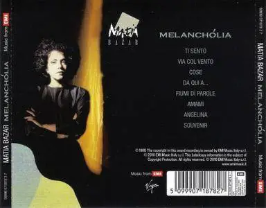 Matia Bazar - Melanchólia (1985) {2010, Reissue}