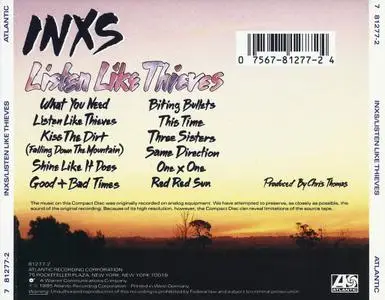 INXS - Listen Like Thieves (1985)