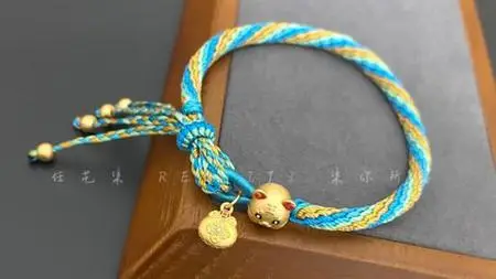 Making Chinese Reincarnation Knot Bracelet (Good Fortune)