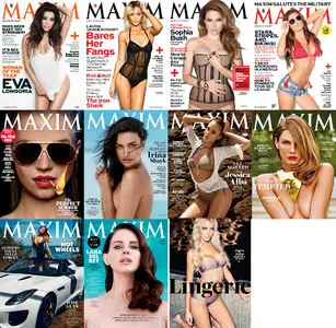 Maxim USA Magazine - 2014 Full Year Issues Collection (True PDF)