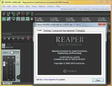 Cockos REAPER 4.401 (x86/x64)