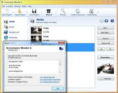 Blumentals Screensaver Wonder 6.6.0.61 DC 01.06.2014
