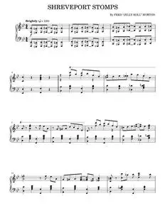 Shreveport Stomps - Jelly Roll Morton (Piano-Vocal-Guitar)