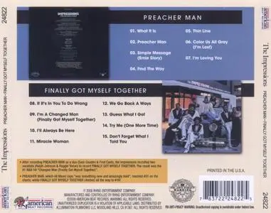 The Impressions - Preacher Man (1973) & Finally Got Myself Together (1974) [2008, Reissue]