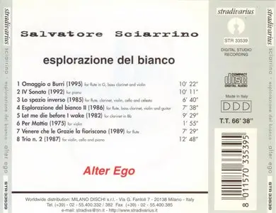 Salvatore Sciarrino - Esplorazione del Bianco - Alter Ego (1999)