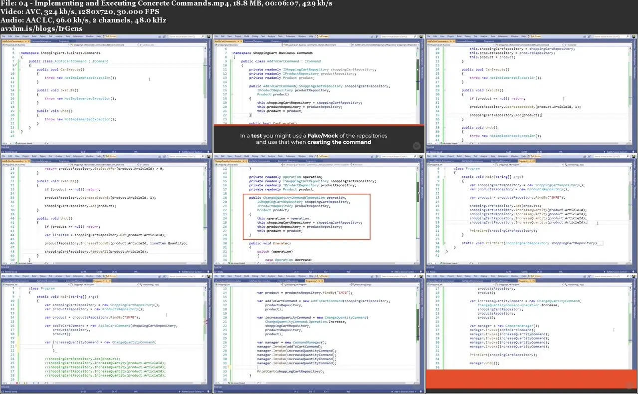 C# Design Patterns: Command / AvaxHome
