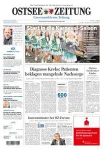 Ostsee Zeitung Grevesmühlener Zeitung - 13. November 2017