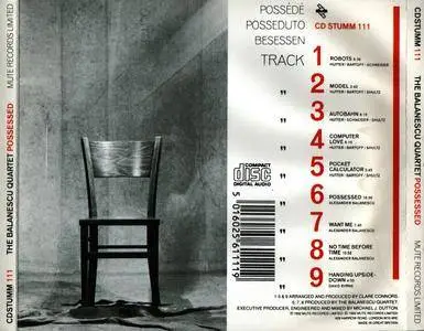 The Balanescu Quartet - Possessed (1992) {Mute Records CD STUMM 111} (Kraftwerk related)