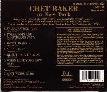 Chet Baker - In New York (1958) [DCC, GZS-1101]