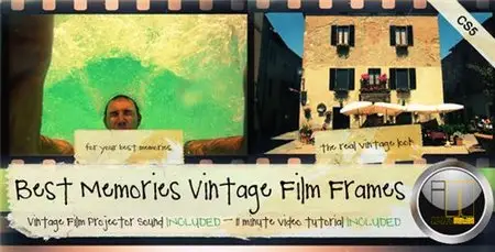 Best Memories Vintage Film Frames - After Effects Project (Videohive)