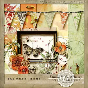 Autumn Scrap Kit: Fall Jubilee &3 Clusters: Fabulous Fall