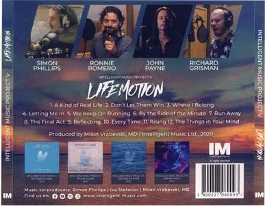 Intelligent Music Project V - Life Motion (2020)
