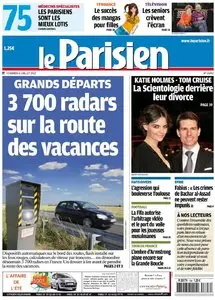 Le Parisien + Cahier Paris du Vendredi 6 Juillet 2012