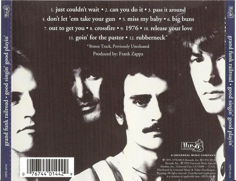 Полностью песни альбом. Grand Funk Railroad good Singin good playin 1976. Grand Funk Railroad 1976. Grand Funk Railroad - good Singin' good playin' -1999 (USA). Grand Funk Railroad good Singin' good playin'.