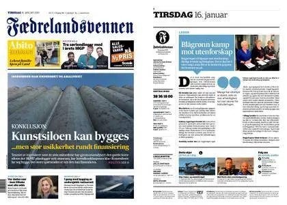 Fædrelandsvennen – 16. januar 2018