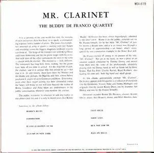 The Buddy DeFranco Quartet - Mr. Clarinet (1953) {2002 Verve Music Group}