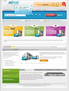 EzHost – July 2009 BonusThemes Joomla! Template