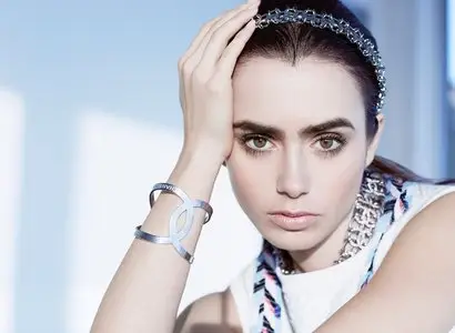 Lily Collins by David Roemer for Harper's Bazaar Austalia March 2016