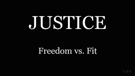 Justice - Freedom vs Fit