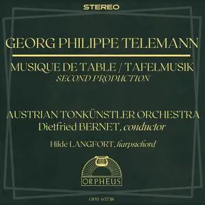 Austrian Tonkünstler Orchestra - Telemann- Musique de Table - Tafelmusik - Second Production (2022) [24/96]