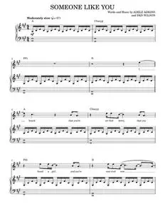Someone Like You - Adele (Piano Vocal)