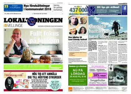 Lokaltidningen Vellinge – 18 augusti 2018