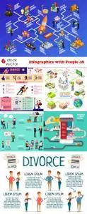 Vectors - Infographics with People 48