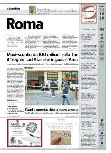 la Repubblica Roma - 14 Ottobre 2018