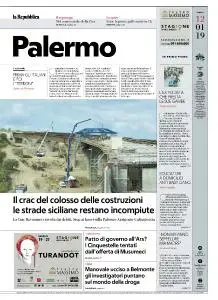 la Repubblica Palermo - 12 Gennaio 2019