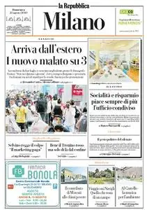 la Repubblica Milano - 23 Agosto 2020