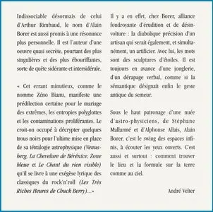Alain Borer, "Pour l'Amour du Ciel"