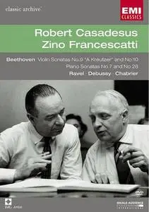 Robert Casadesus & Zino Francescatti: Beethoven, Ravel, Debussy, Chabrier (2004/1960, 1970)