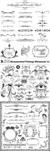 Vectors - Ornamental Vintage Elements 11